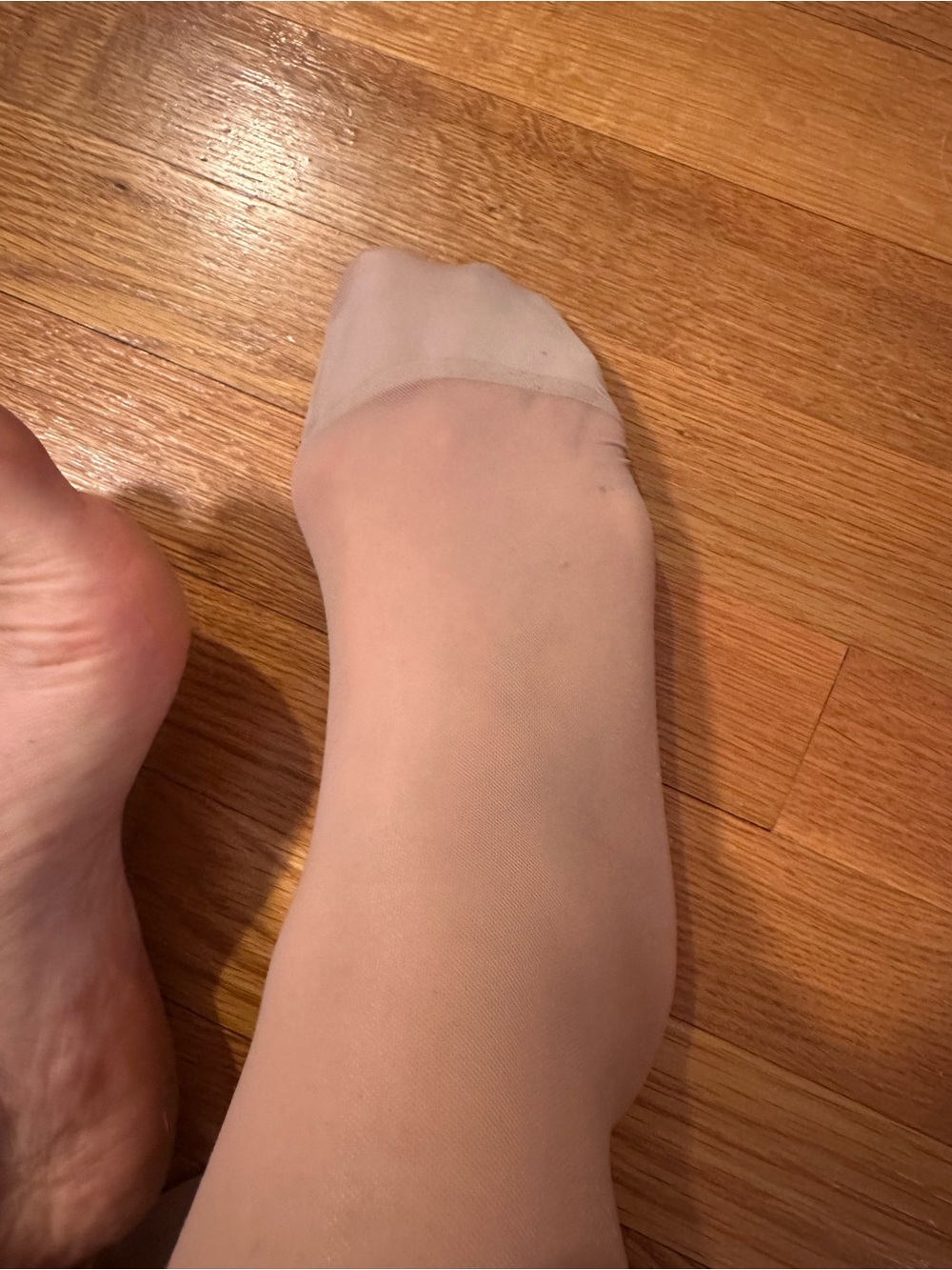 Women’s Nylon Sheer Support Tights - Taupe size M - Picture 4 of 10